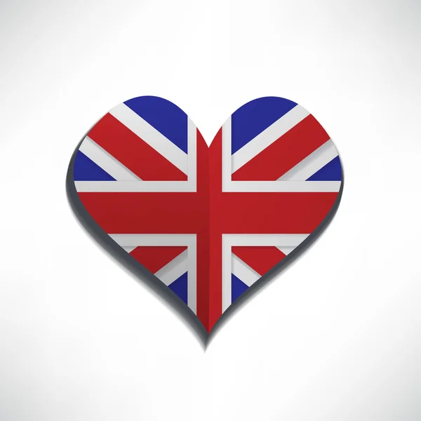 Love flag london — Stock Vector