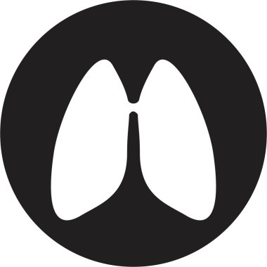 Akciğer - vektör çizim