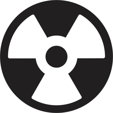 vektör radyasyon sembolü
