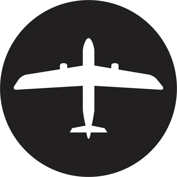 Flugzeugsymbole — Stockvektor