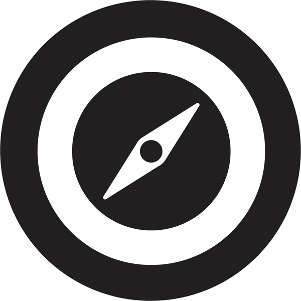 Kompas-icoon — Stockvector