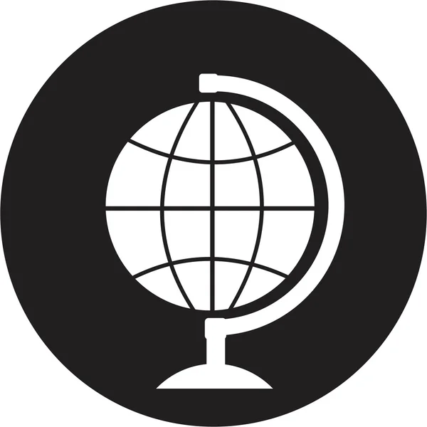 Globo icono — Vector de stock