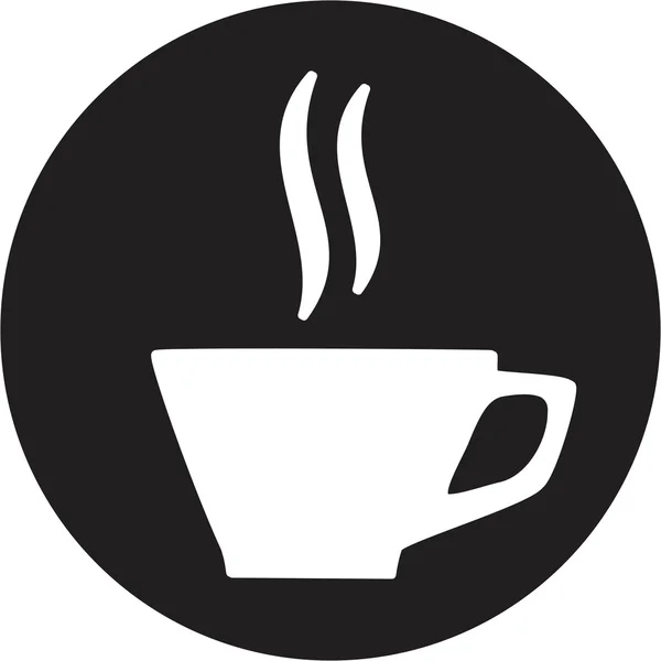 Eine Tasse Kaffee — Stockvektor