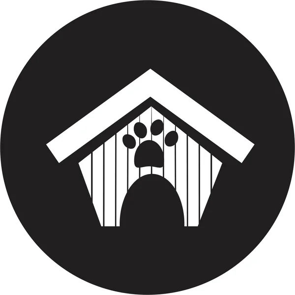 Hundehaus-Ikone — Stockvektor