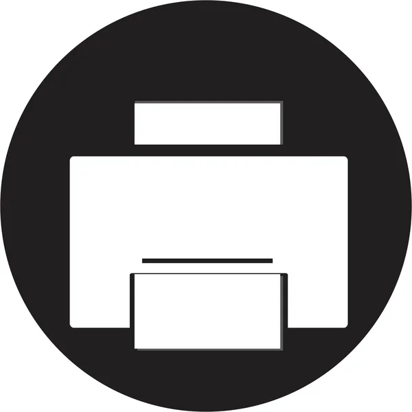 Εικονίδιο εκτυπωτή — Διανυσματικό Αρχείο