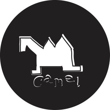 deve vektör simgesi