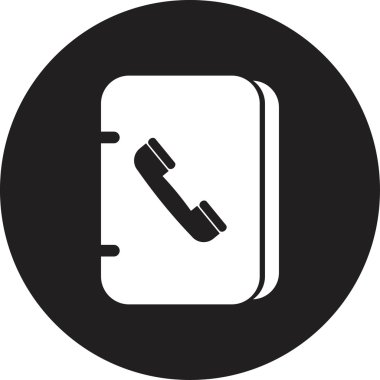 vektör adres kitap simgesi