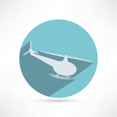 Helicopter - vector illustration clipart