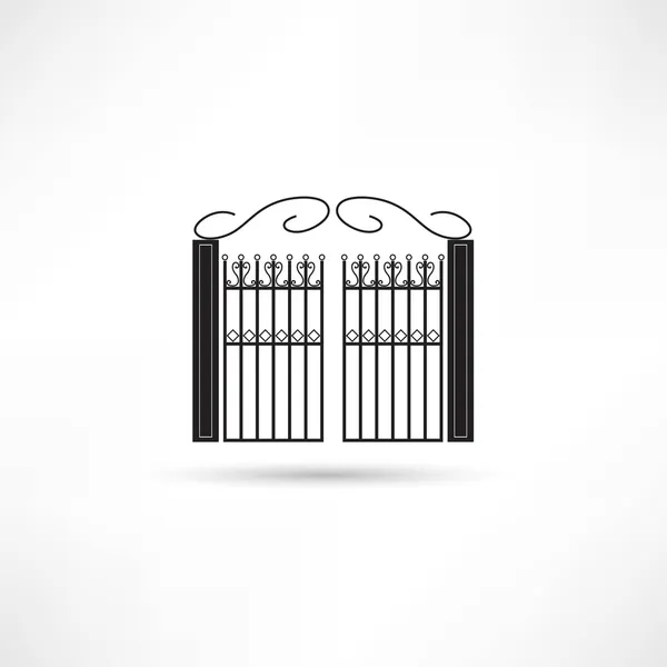 Ícone de portão —  Vetores de Stock