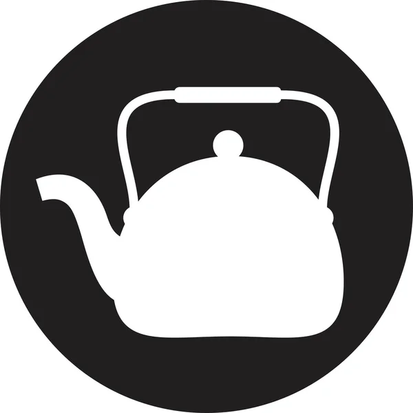 Teekocher (Kitchen Icon) ) — Stockvektor