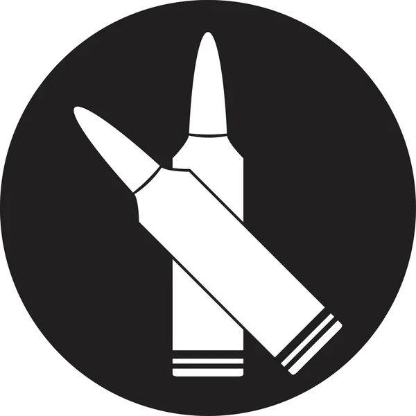 Ikone der Munition — Stockvektor