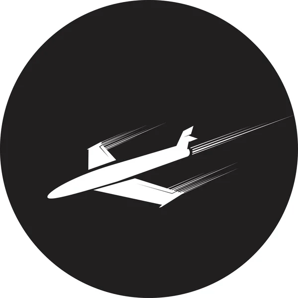 Flugzeugsymbol — Stockvektor