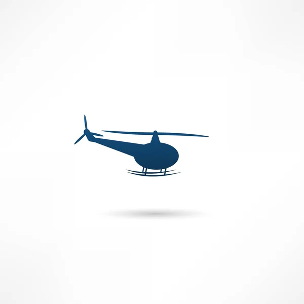 Helicopter - vector illustration — Stock Vector