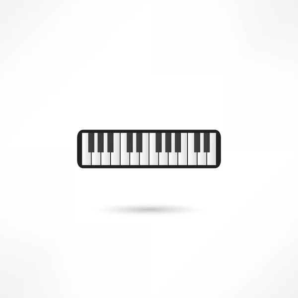 Ícone de piano — Vetor de Stock