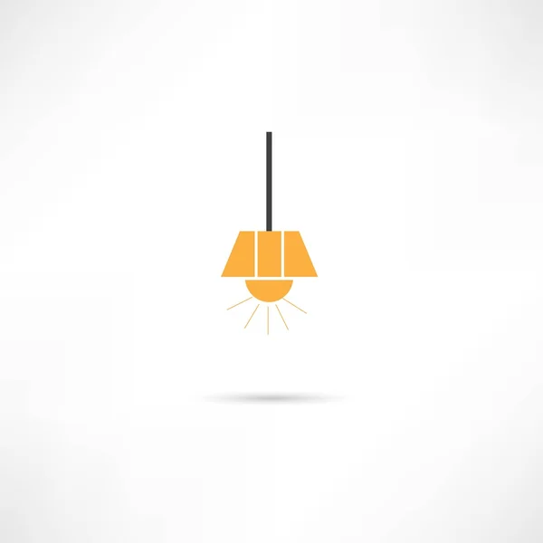 Ícone do vetor da lâmpada — Vetor de Stock