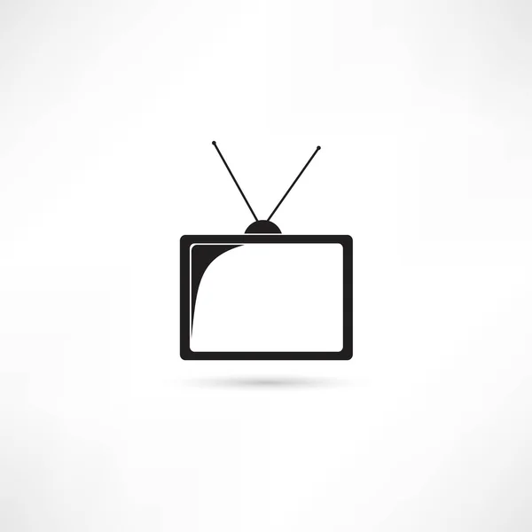 Tv vector pictogram — Stockvector