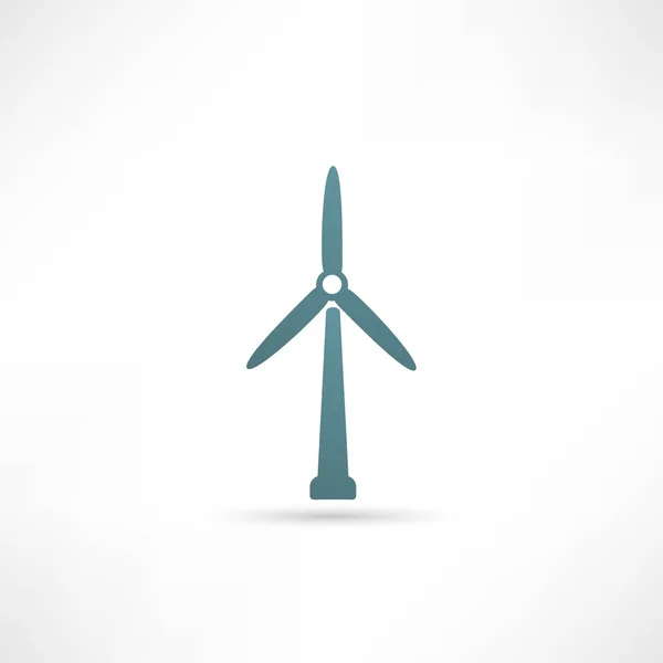 Wind Turbine, vector — Stock Vector