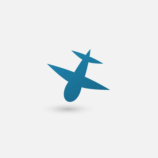 Repülőgép-szimbólum — Stock Vector