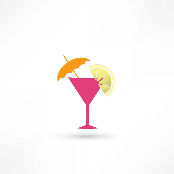 Cocktail-Symbol — Stockvektor