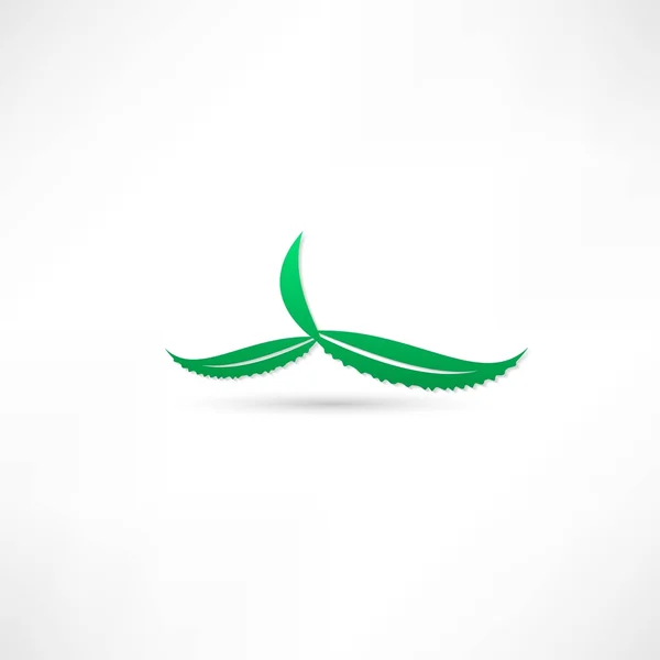 Aloe green icon — Stock Vector