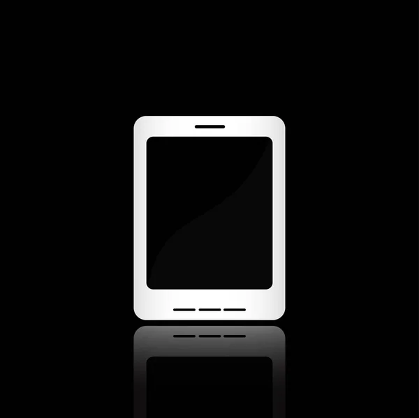 Téléphone intelligent blanc — Image vectorielle