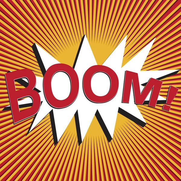 Boom. Comics book — Stock Vector