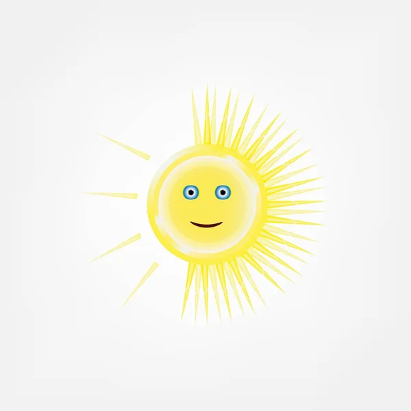 Icono del sol — Vector de stock