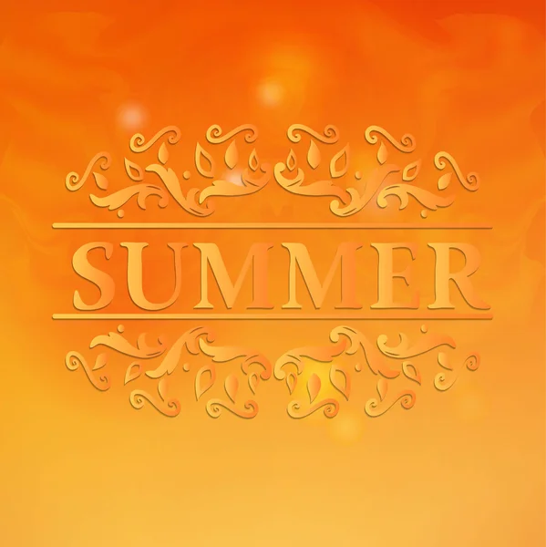 Summer Pattern. — Stock Vector