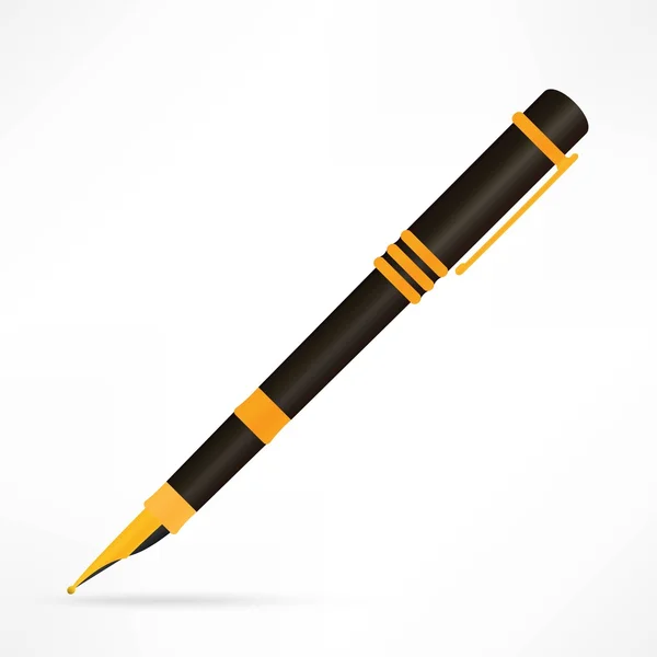 Zlaté pero — Stockový vektor
