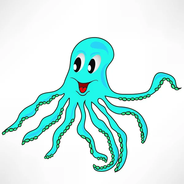 Octopus illustration — Stock Vector