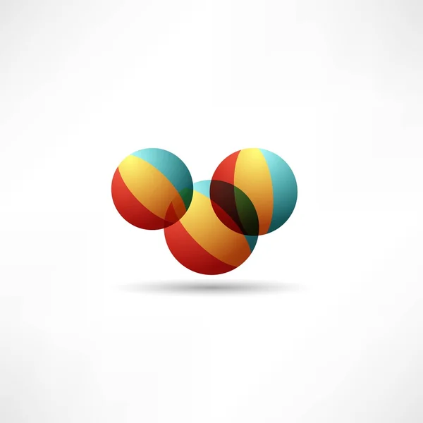 Balls icon — Stock Vector