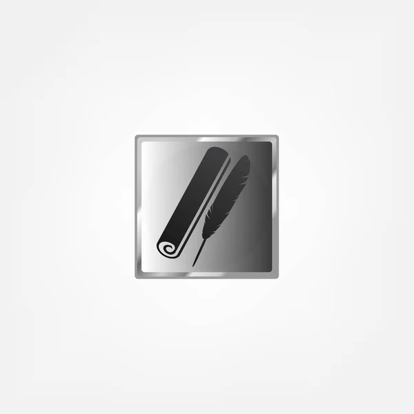 Plume stylo icône — Image vectorielle