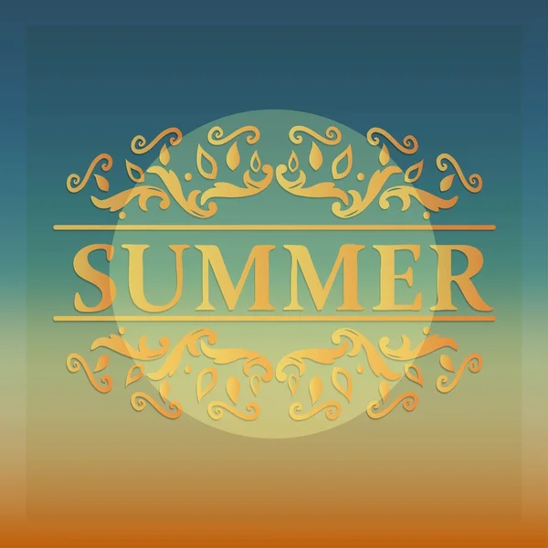 Sommerurlaub — Stockvektor