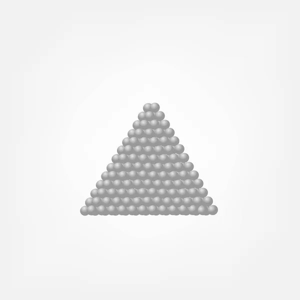Triangolo delle perle — Vettoriale Stock