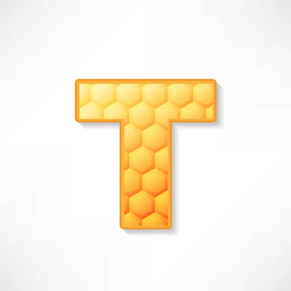 T-letter — Stockvector