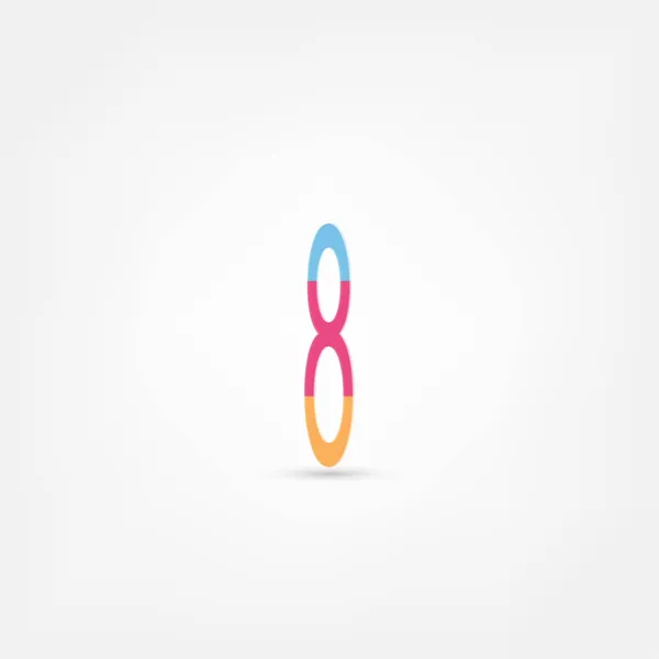 Número 8 — Vector de stock