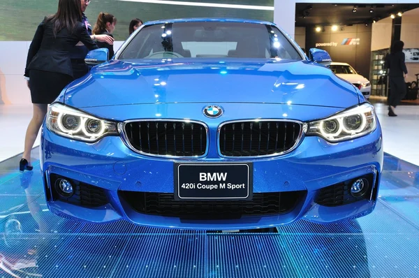 NONTHABURI - MARCH 25:NEW BM 420I coupe M sport on display — Stock Photo, Image