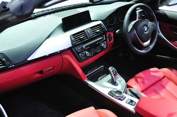 NONTHABURI - MARCH 25:Interior design of NEW BM 640I coupe M spo — Stock Photo, Image