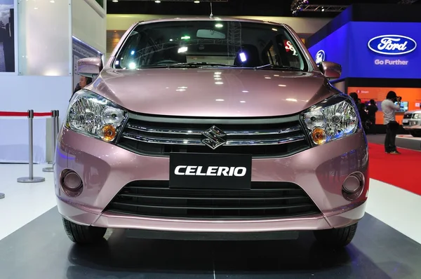 Nonthaburi - 25 mars: nya suzuki celerio visas på 35th — Stockfoto