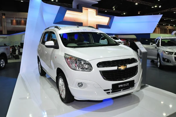 NONTHABURI - March 25: New Chevrolet Spin 1.5 Litre on display a — Stock Photo, Image