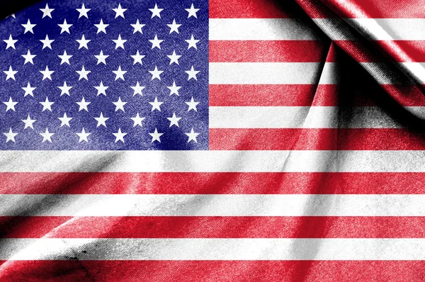 Nationella flagga enad stat av Amerika — Stockfoto