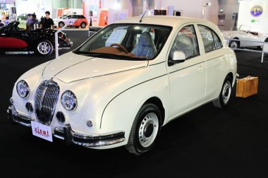 Nonthaburi - 28 Kasım: mitsuoka görünümü-t, klasik araba, Ey tasarım