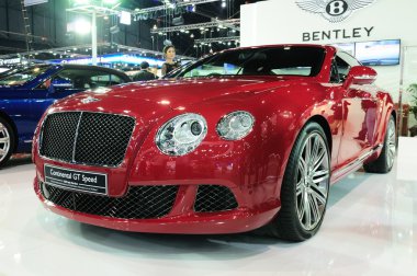 Nonthaburi - 28 Kasım: bentley continental gt hız, lüks c