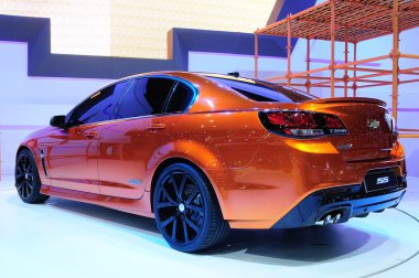 Nonthaburi - 28 Kasım: yeni chevrolet ss, spor sedan araba,