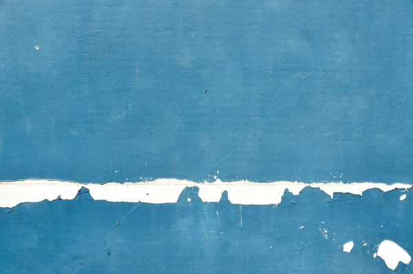 Peeling Farbe an der Wand nahtlose Textur. Muster der rustikalen blauen g — Stockfoto