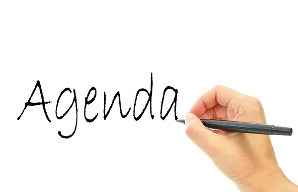 Agenda — Stock Photo, Image