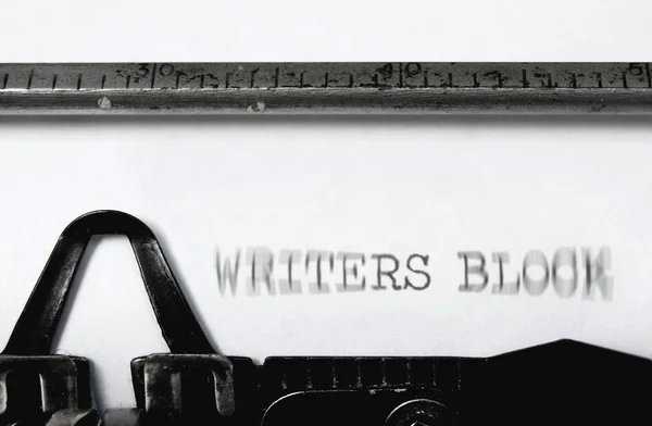 Writers block — Stock Photo, Image