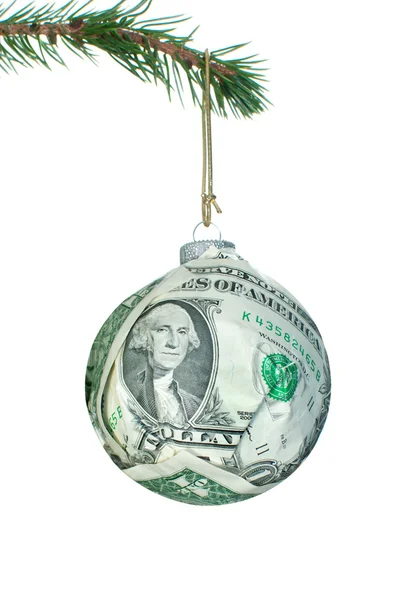 Money bauble — Stock Photo, Image