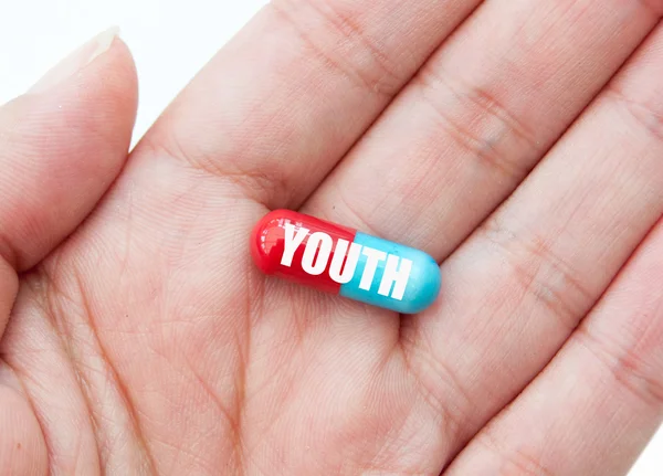 Pill of youth — Stock Photo, Image
