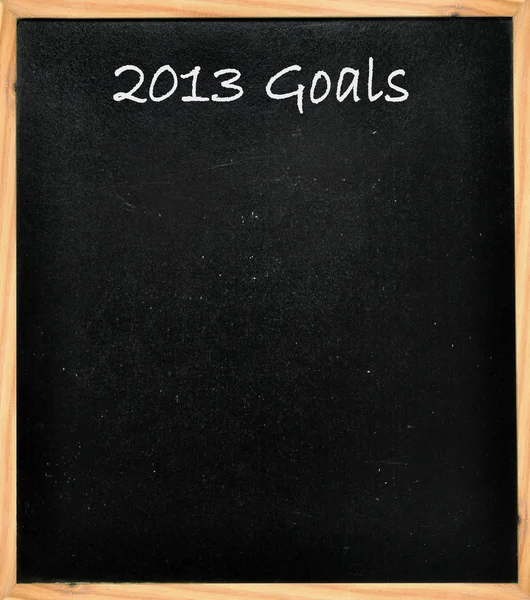 2013 Goals — Stock Photo, Image